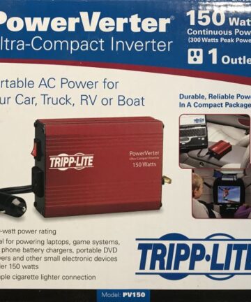 Achetez l'Onduleur compact 150W Tripp-Lite avec Sol-Air Tech - Votre solution énergétique renouvelable à Québec.