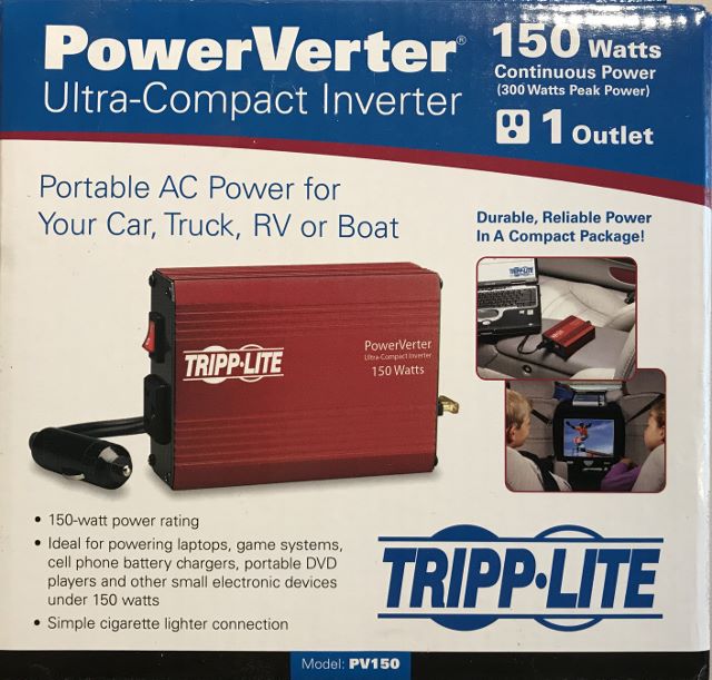 Achetez l'Onduleur compact 150W Tripp-Lite avec Sol-Air Tech - Votre solution énergétique renouvelable à Québec.